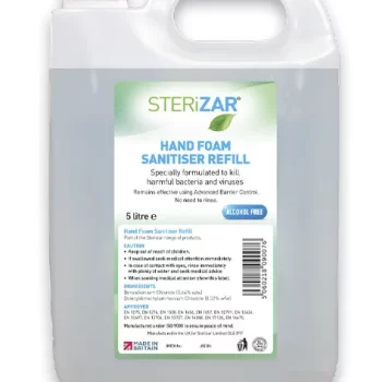 Hand Foam Sanitizers 5 Litre Refill